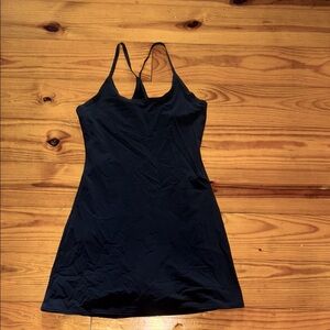 Skort/ dress Outdoor Voices Midnight Spaghetti Strap Dress with built in shorts